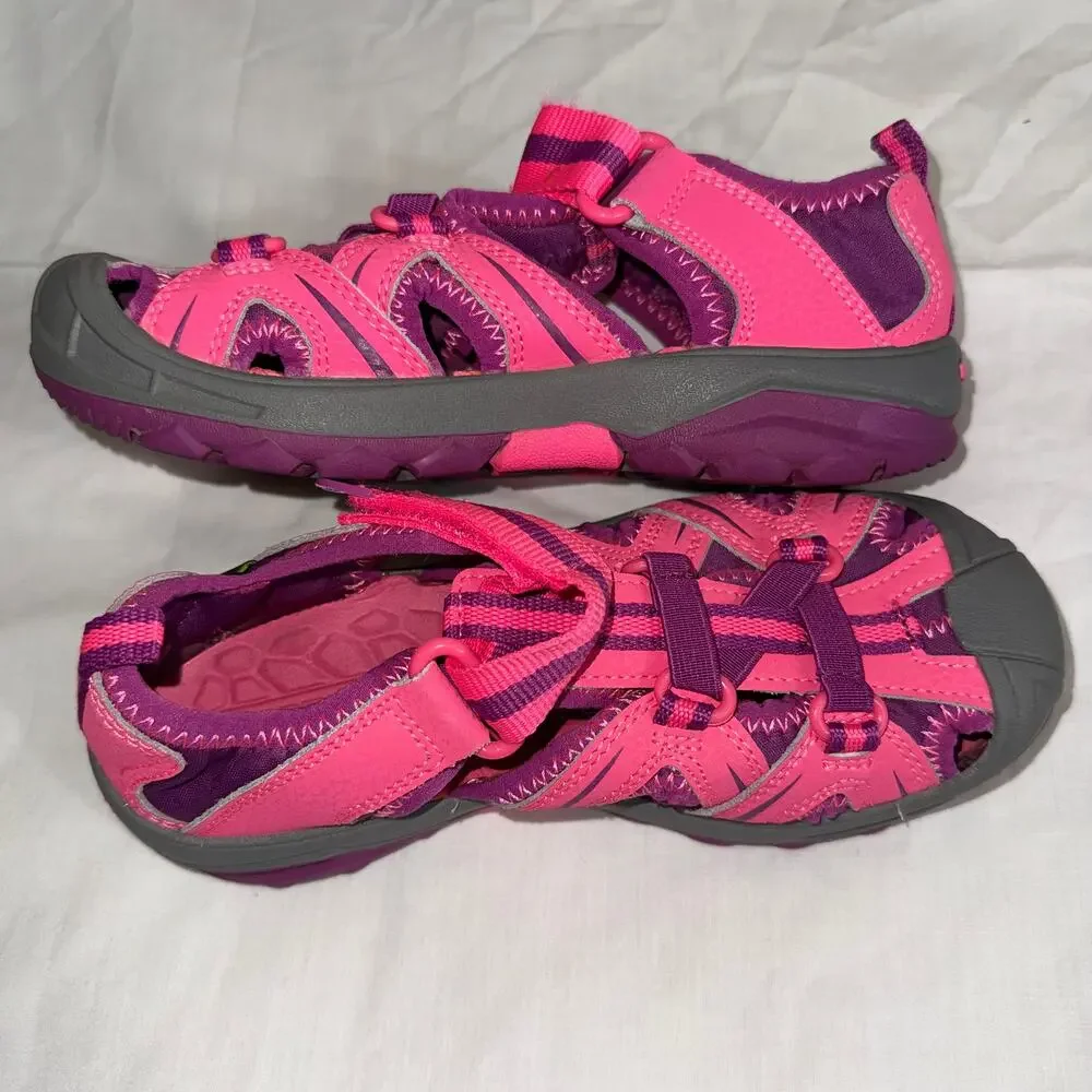 Merrell Hydro Kids Closed Toe Hiking Water Sandals Pink Purple Size 1Y